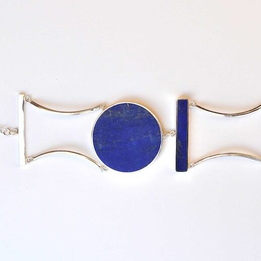 Cade Oxidized Sterling Silver Bracelet in Blue Lapis | Kendra Scott
